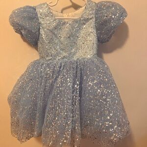 Marryshe Size 0-1 year New without tags baby blue beaded dress